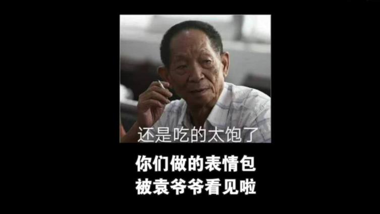 【可!可!爱!爱!这样的袁爷爷你见过吗?[喵喵]】当袁隆平看到吃太饱表情包,是什么反应?[